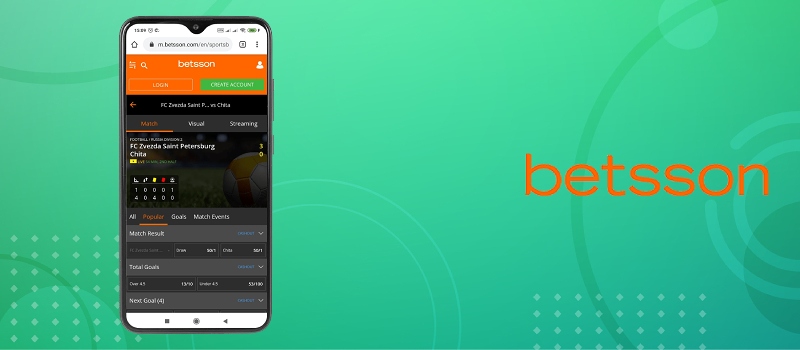 Betsson mobil app