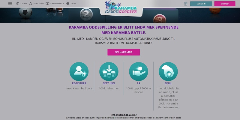Karamba bonuser for sport