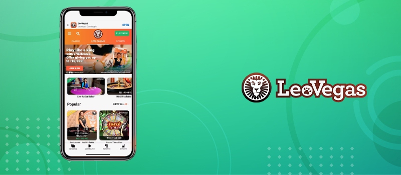 LeoVegas mobil app