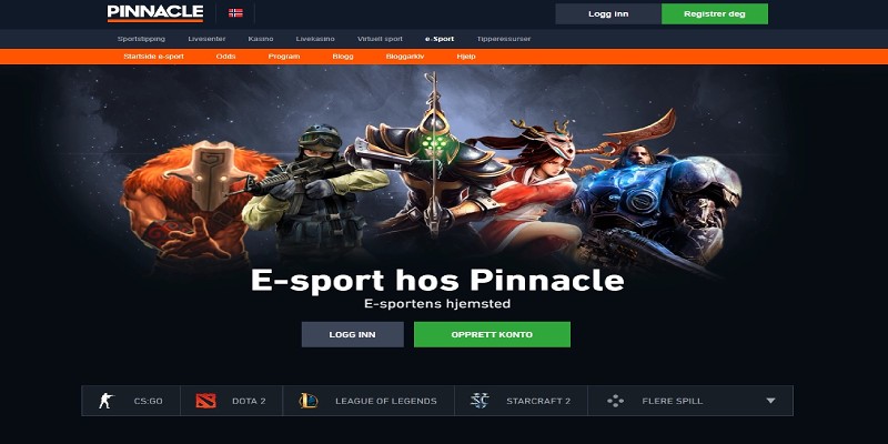 Pinnacle E-sports seksjon