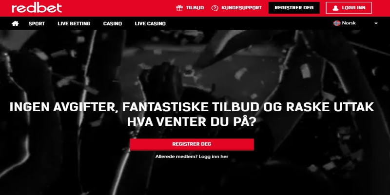 Redbet mobile hjemmeside